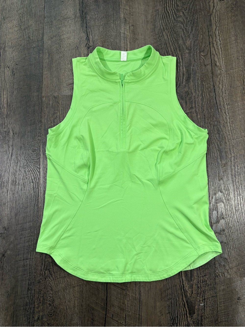 LULULEMON Front Zip Mock Neck Tennis Tank